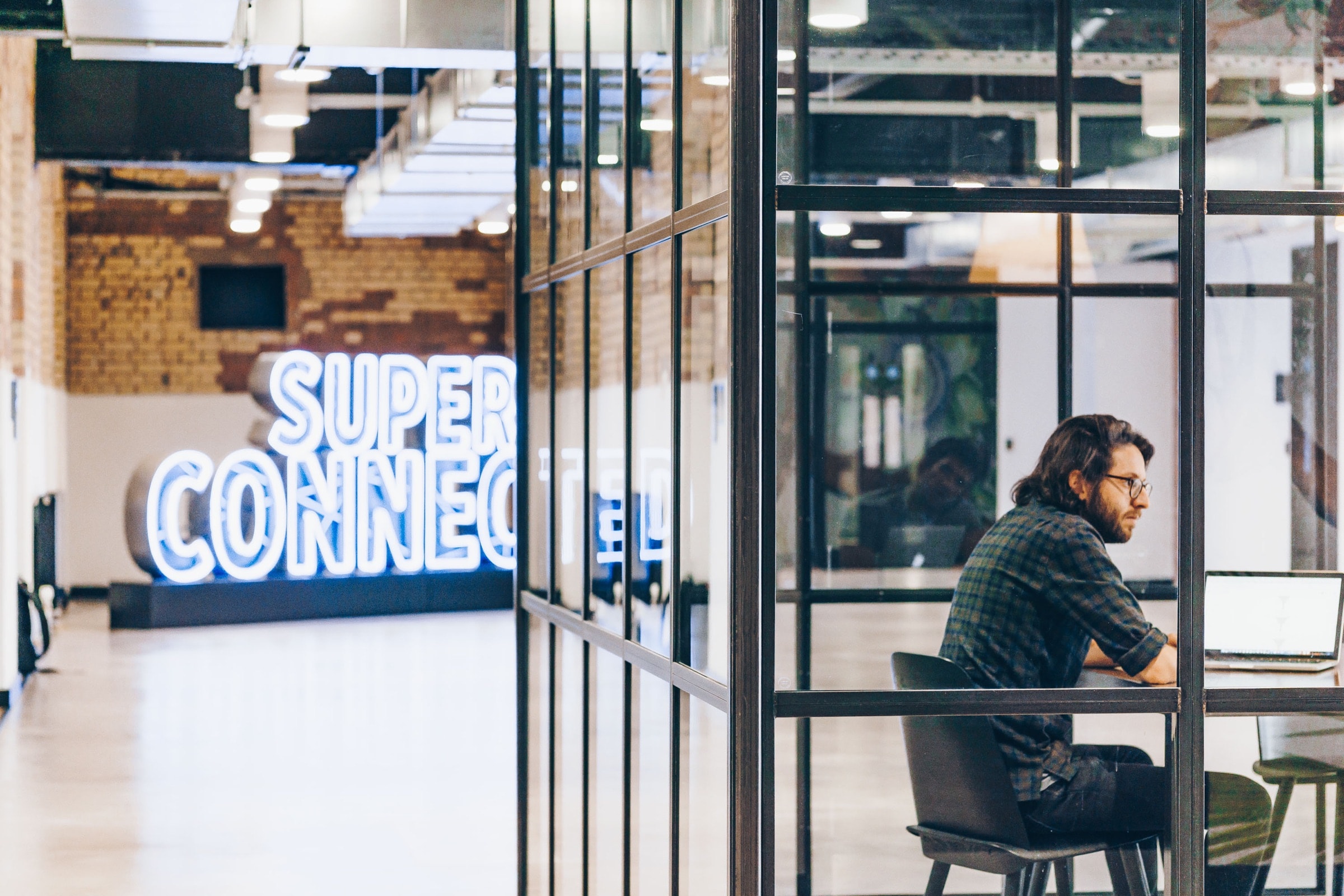 Workspace Illuminated, architectural photograph 01 by Photo Natives.
